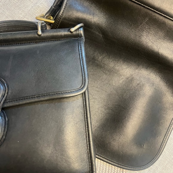 Vintage Coach Dark Grey/Nickel Willis  Purse 9927 - EUC- Hang Tag - Rare - Picture 2 of 16